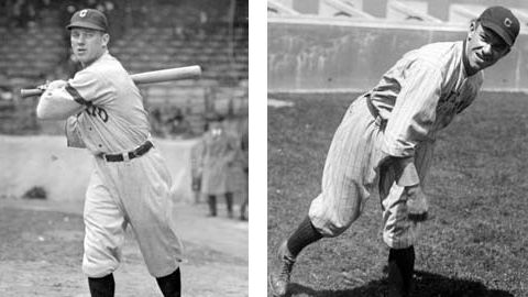 Platooned in left field, in 1920 and 1921, both hit well over .300.