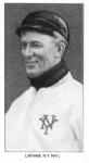 Arlie “The Freshest Man on Earth” Latham, a third baseman with a 17-year career, shown here in his last season, 1909, the only one he spent with the Giants.
