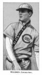 Big Ed Reulbach, a right-hander who in 1905–9, his first five seasons in the big leagues, won 97 games for the Cubs.