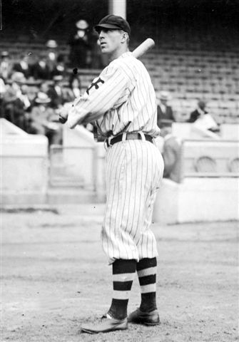 Shown in 1912, when he hit .309 with 11 homers (third-best in the NL), 84 RBI, and 37 steals and finished 18th in MVP voting. Pretty good for a “bonehead.”