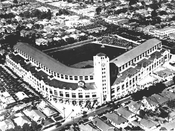 A 150-foot office tower housed 13-foot clocks on its four sides that could be seen from all parts of the city, making the ballpark the iconic symbol of baseball in Los Angeles for more than 35 years.