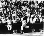 rounds the bases after his home run gave the Pirates the lead in Game Seven of the 1960 World Series.