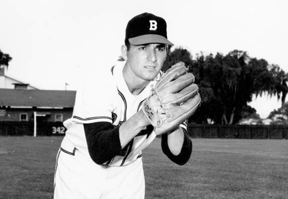 On leave from the Boston Braves, Johnny Antonelli dominated the Japanese in two games of their five-game series with the Fort Myer Colonials.