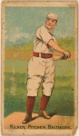 Appeared in a league-leading 68 games in 1886, but finished 29–34 with the Orioles in the cellar.