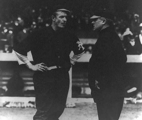 If Giants manager, right, had refused to play 1905 World Series, his star pitcher would have been denied a chance at postseason glory.